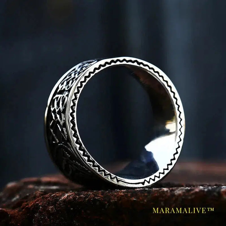 Tree of Life Signet Ring Classic Men Viking Amulet Rings Nordic Jewelry For Men