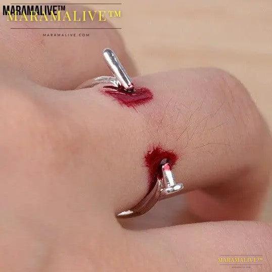 Trendy Unique Ins Creative Repulsive Addiction Ring