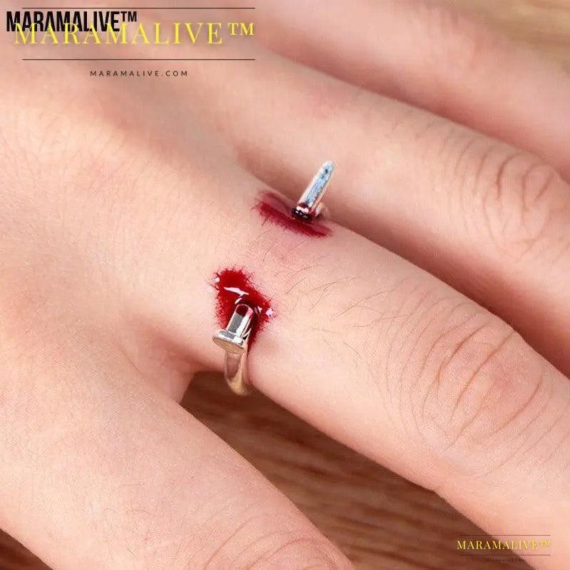 Trendy Unique Ins Creative Repulsive Addiction Ring