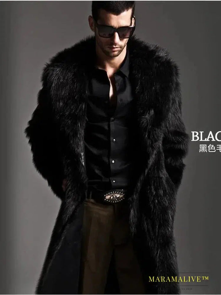 Trendy and Stylish Faux Fur Outerwear for Gentlemen