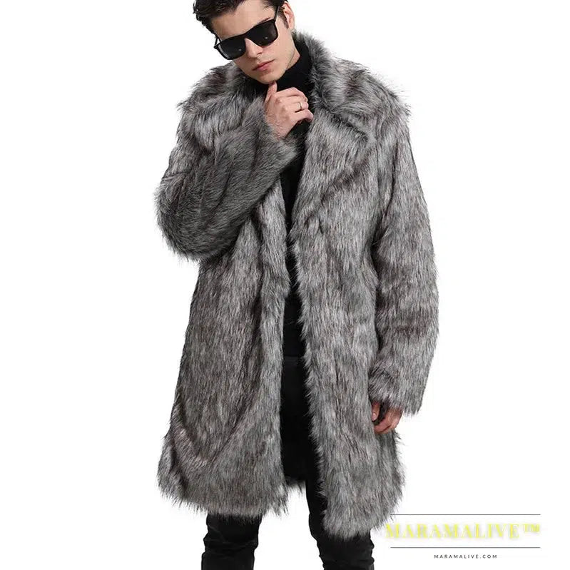 Trendy and Stylish Faux Fur Outerwear for Gentlemen