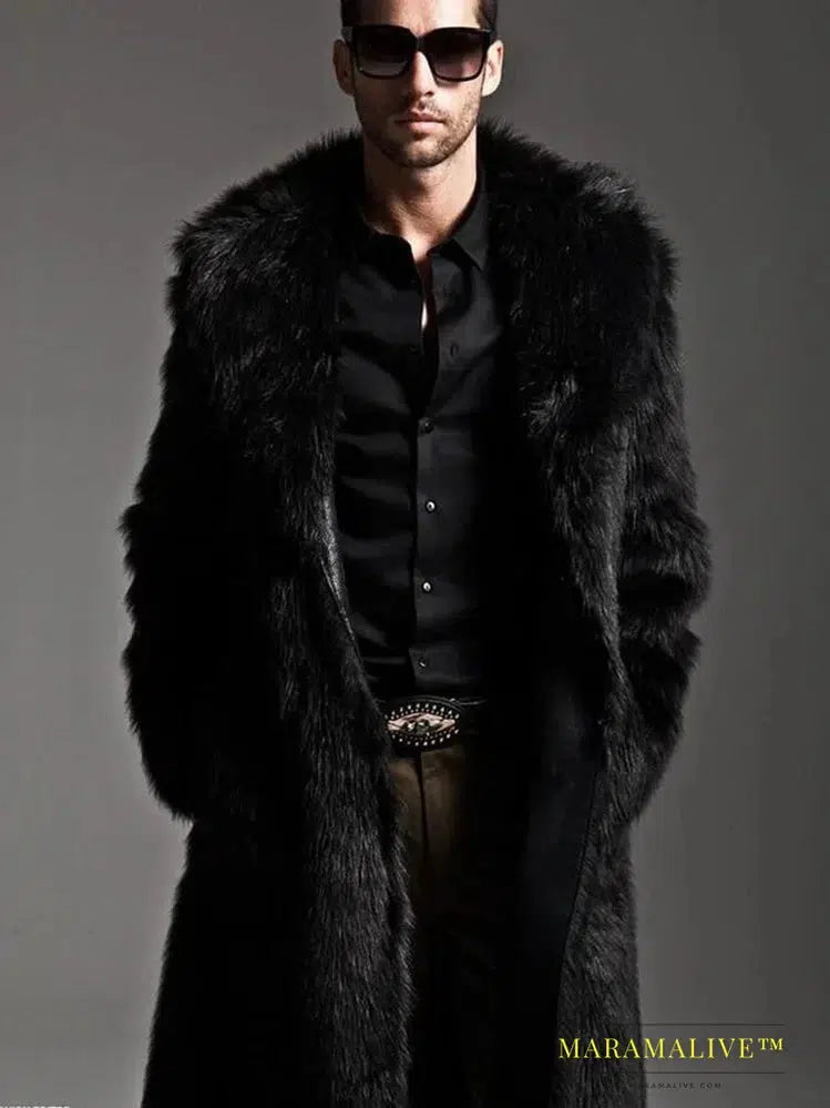 Trendy and Stylish Faux Fur Outerwear for Gentlemen