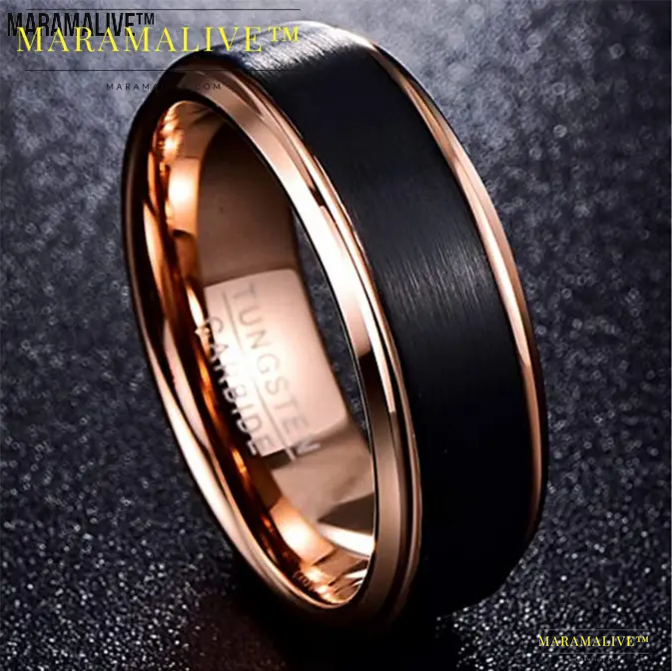 Tungsten Steel Men's Ring