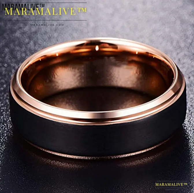 Tungsten Steel Men's Ring