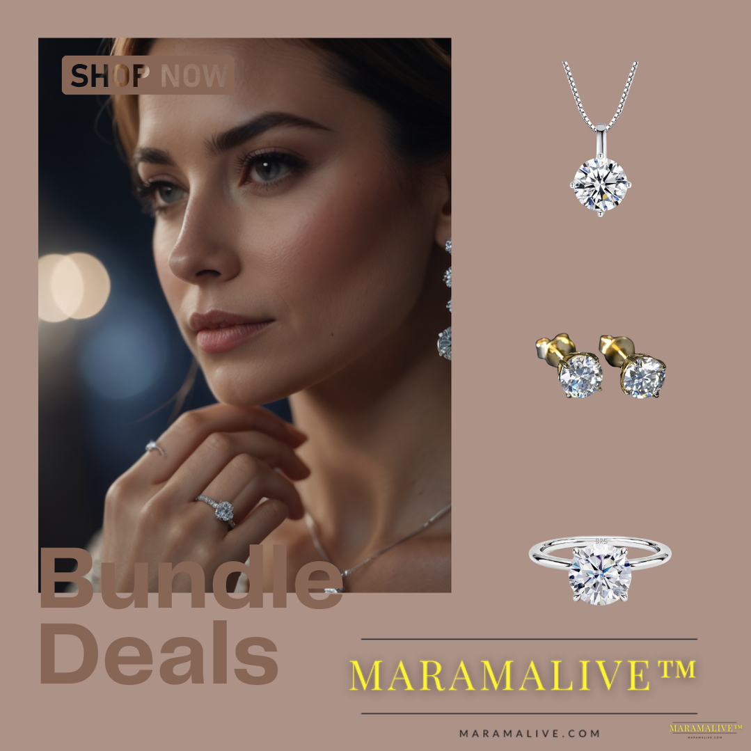 Unearthly Elegance Moissanite Jewelry Bundle – Luxurious & Unique