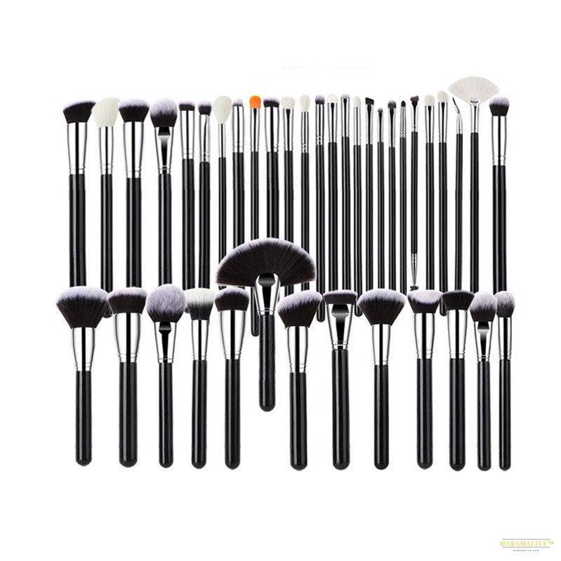 Unique Vintage-Style Eye Shadow & Concealer Makeup Brush Set - Perfect Steampunk Gift