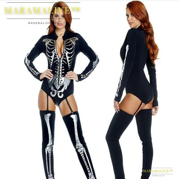 Vampire Witch Queen Halloween Terror Jumpsuit: Your Ultimate Costume Statement