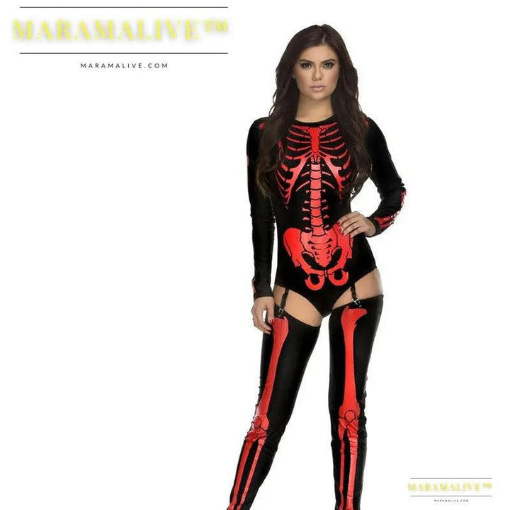 Vampire Witch Queen Halloween Terror Jumpsuit: Your Ultimate Costume Statement