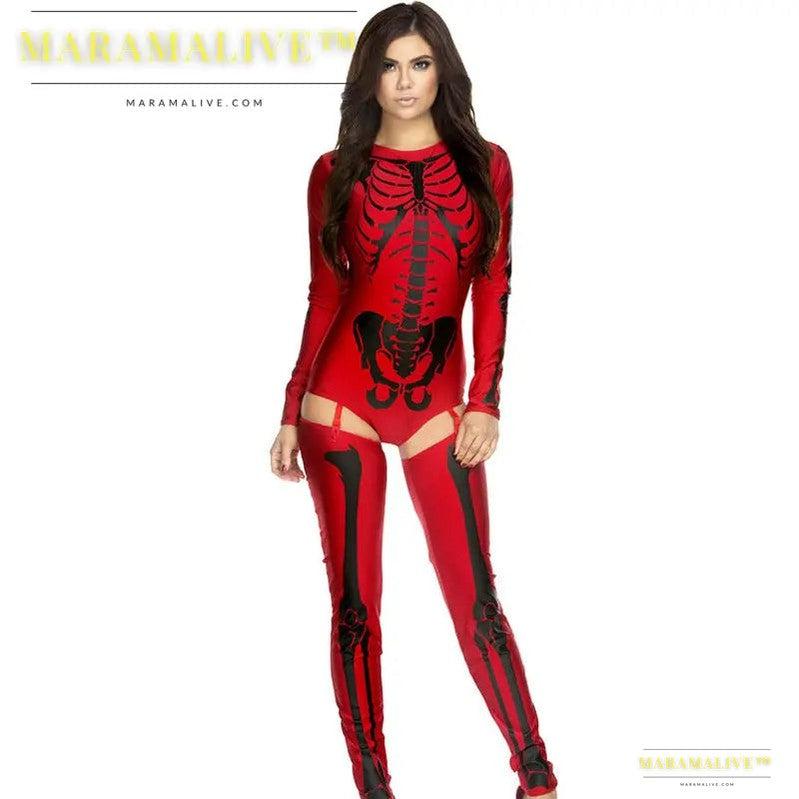 Vampire Witch Queen Halloween Terror Jumpsuit: Your Ultimate Costume Statement