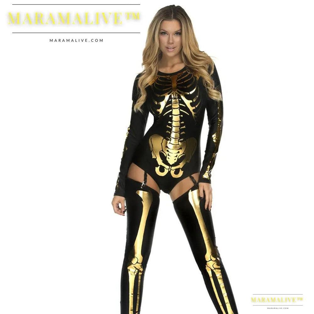 Vampire Witch Queen Halloween Terror Jumpsuit: Your Ultimate Costume Statement