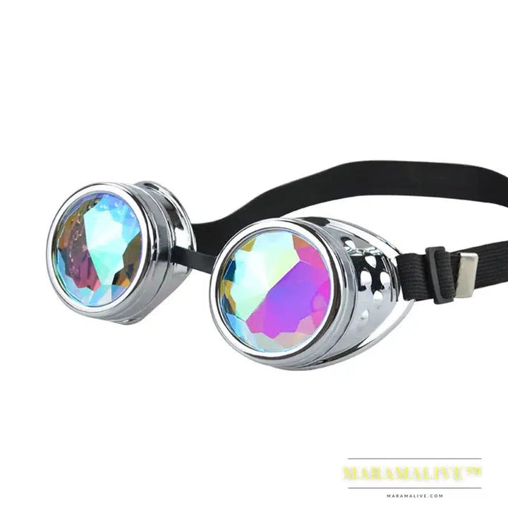 Victorian Gothic Punk Sunglasses Goggles Cosplay Rivet Steampunk Goggles Glasses Welding Punk