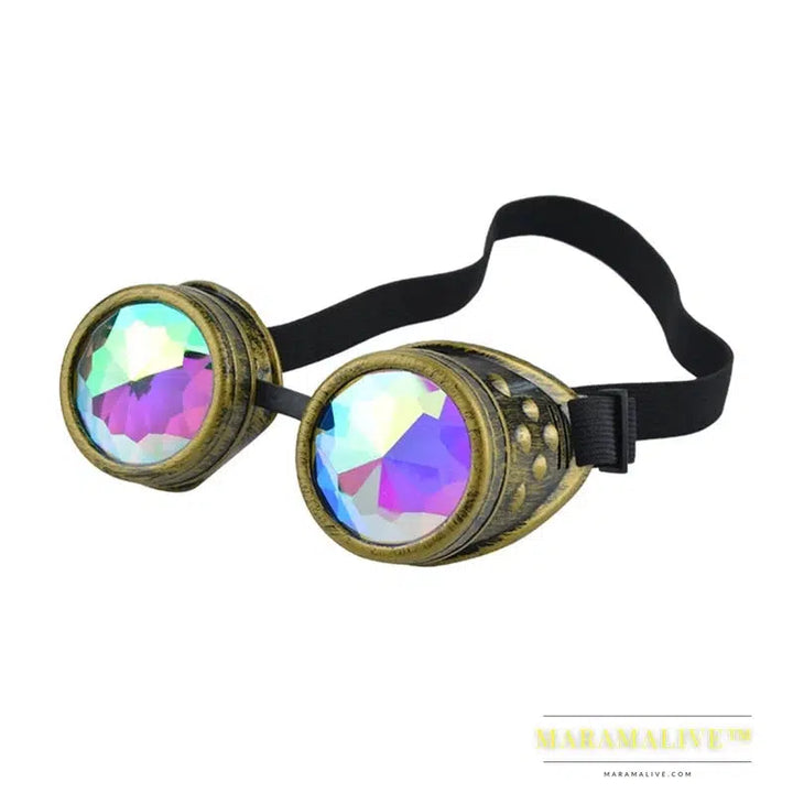 Victorian Gothic Punk Sunglasses Goggles Cosplay Rivet Steampunk Goggles Glasses Welding Punk