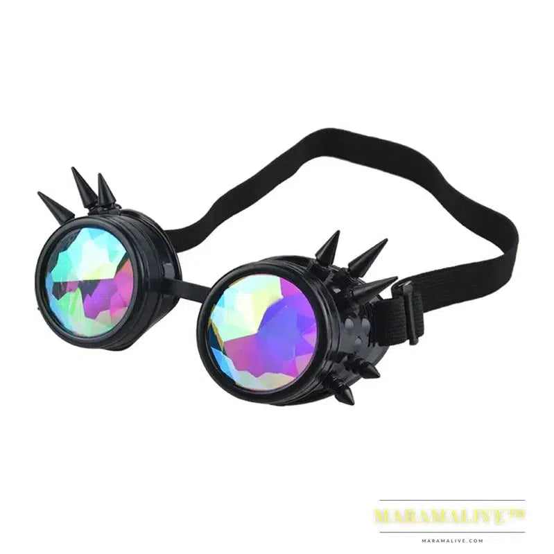 Victorian Gothic Punk Sunglasses Goggles Cosplay Rivet Steampunk Goggles Glasses Welding Punk