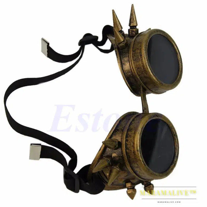 Victorian Gothic Punk Sunglasses Goggles Cosplay Rivet Steampunk Goggles Glasses Welding Punk