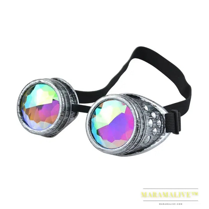 Victorian Gothic Punk Sunglasses Goggles Cosplay Rivet Steampunk Goggles Glasses Welding Punk