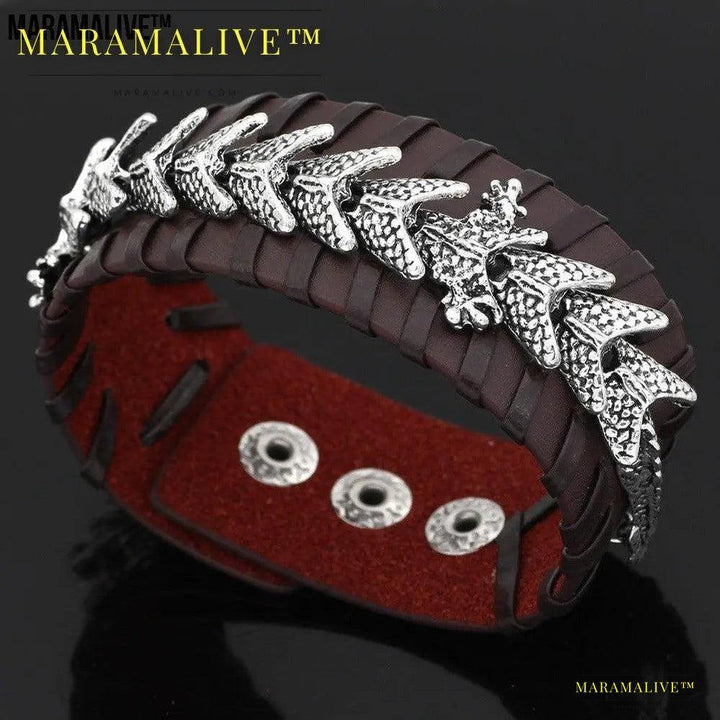 Viking Pirate Kelte Dragon Bracelet