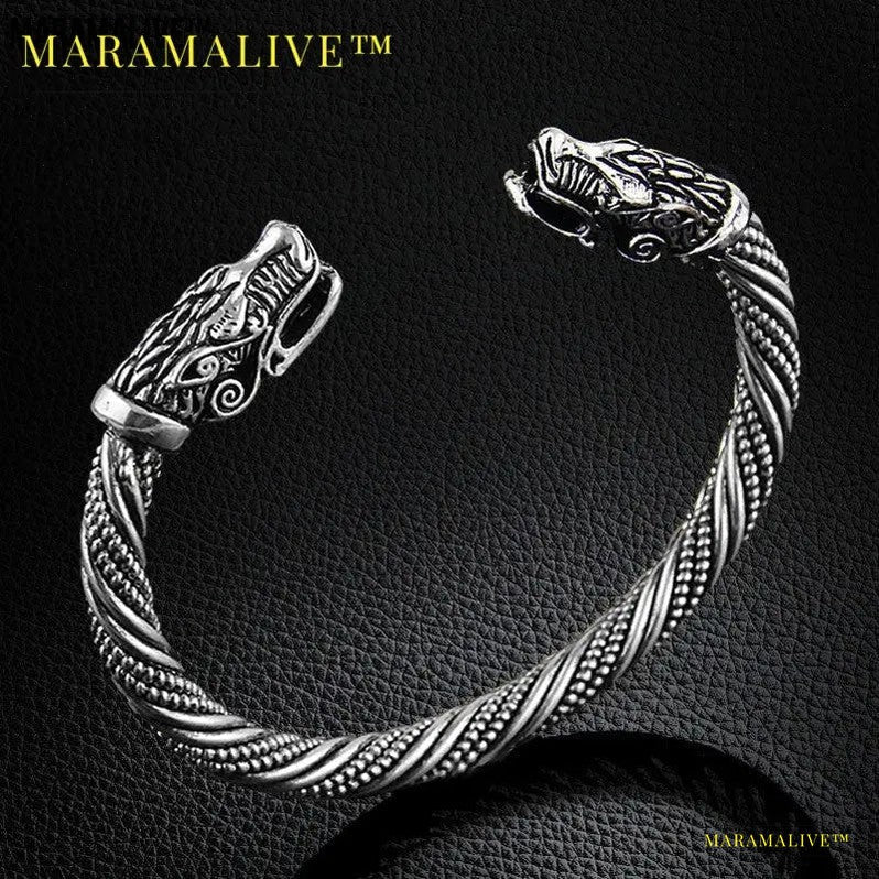 Viking Rune Dragon Bracelet