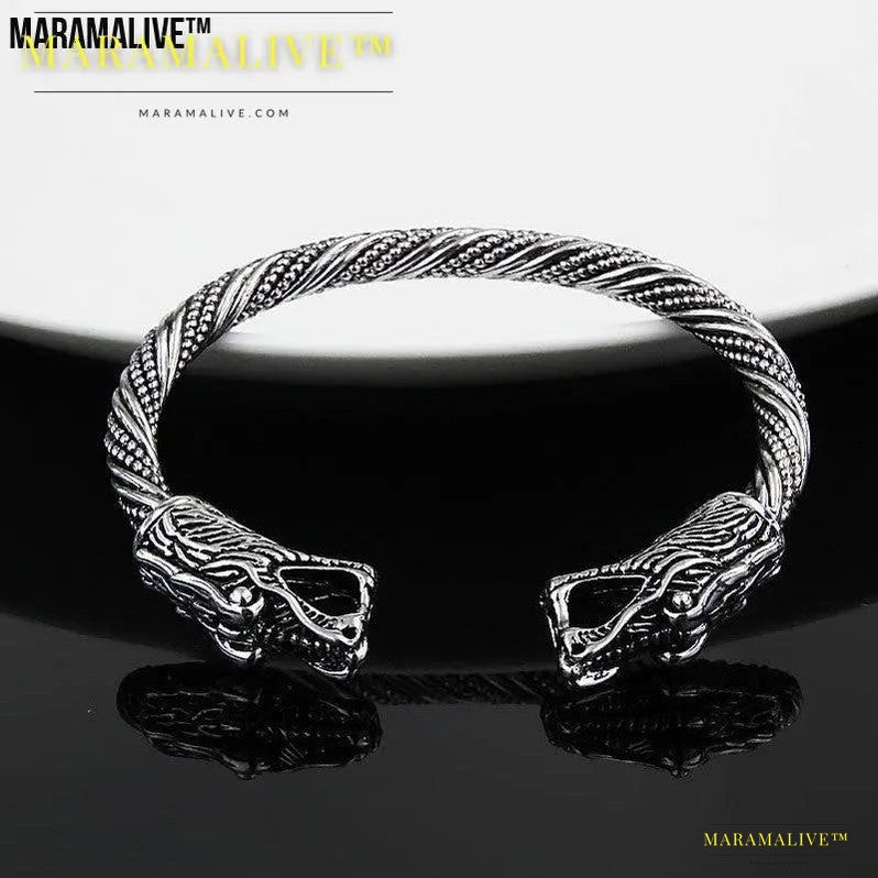 Viking Rune Dragon Bracelet