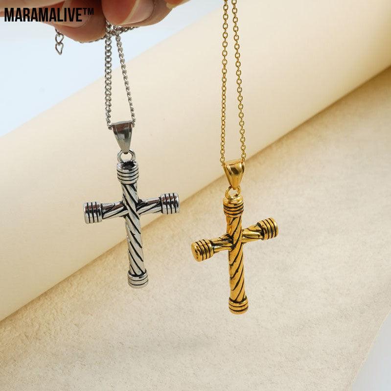 Vintage Cross Necklace