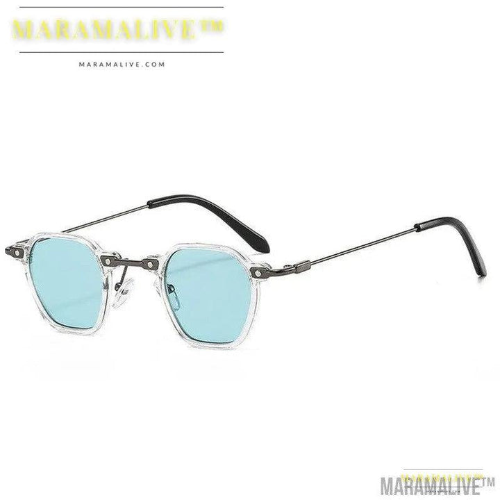 Vintage Small Frame Round Steampunk Sunglasses