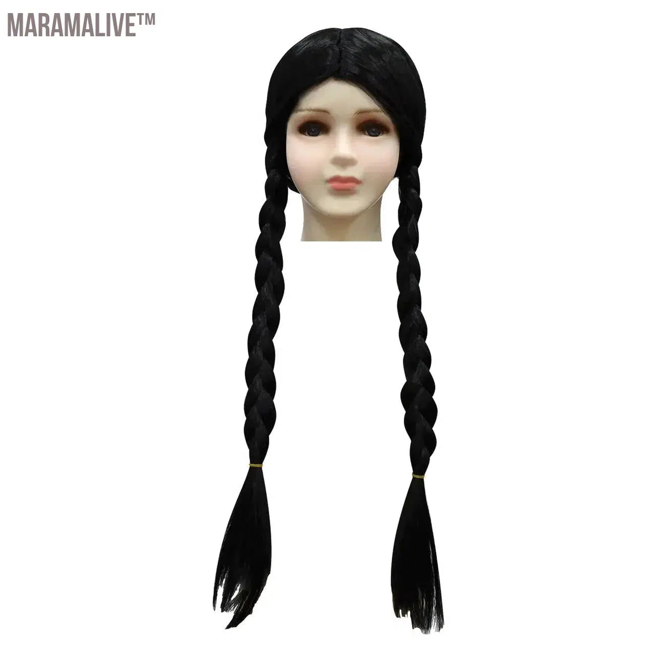 Wednesday Cosplay Black Dresses Addams Halloween Kids Dressup