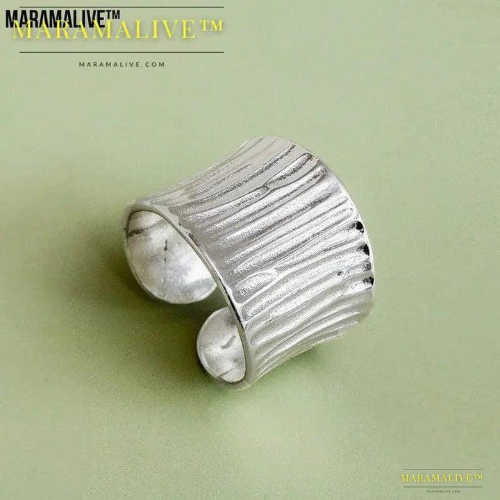 Wide Irregular Ring