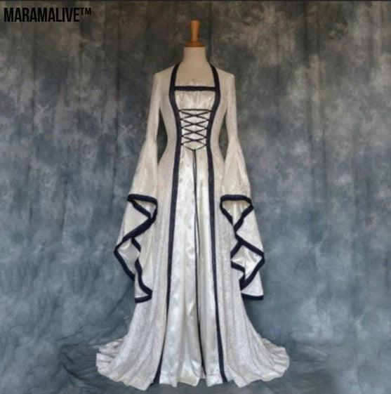 Women's Halloween Medieval Art Retro Dress