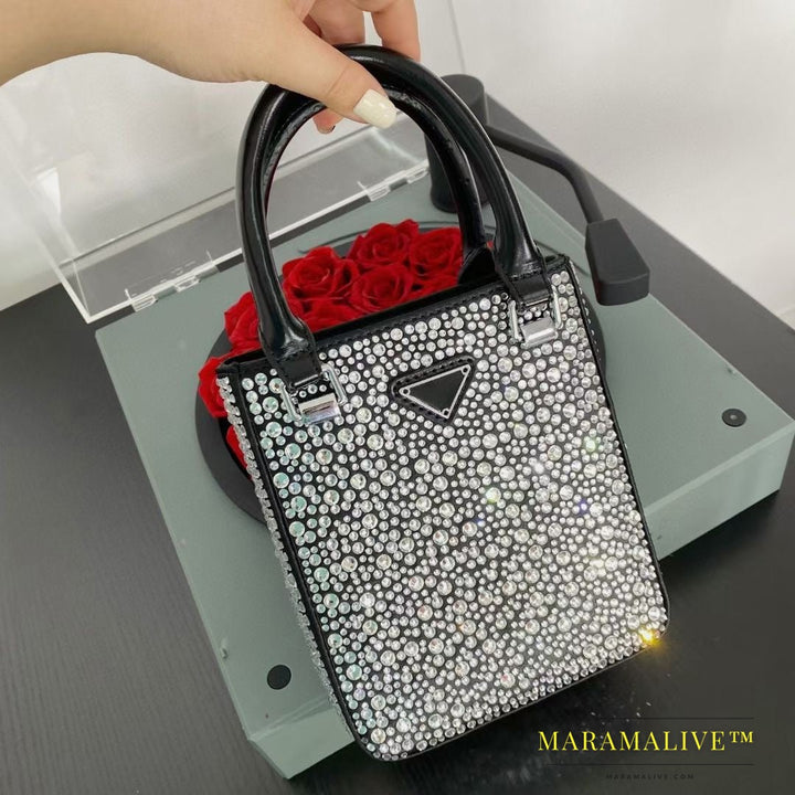 Women's High-end Diamond-studded One Shoulder Rhinestone Bag