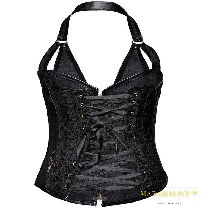 Women's Minimalist Steampunk Gothic Neck Hanging Shapewear