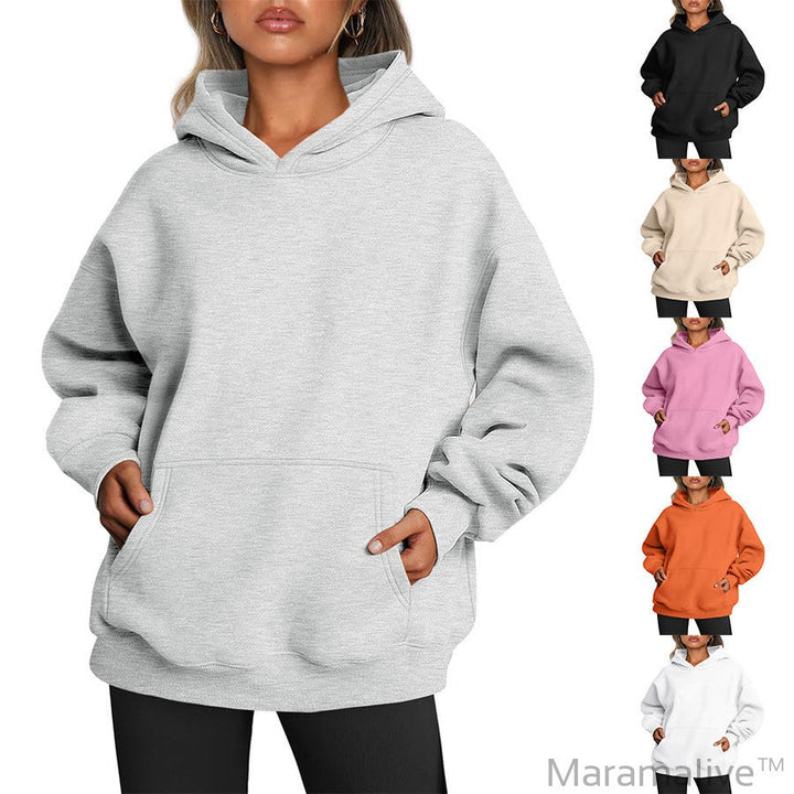 Women's Oversized Hoodies Fleece Loose fit Sweatshirt