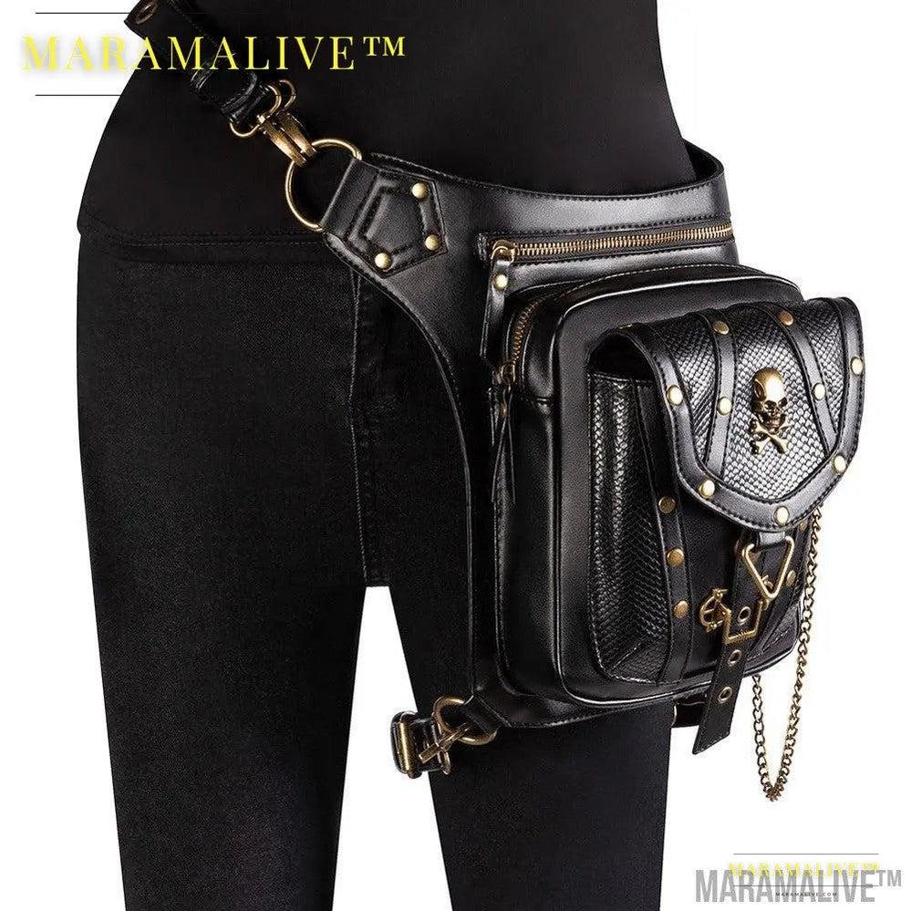 Women's Vegan-Friendly Steampunk Retro One Shoulder Messenger Bag