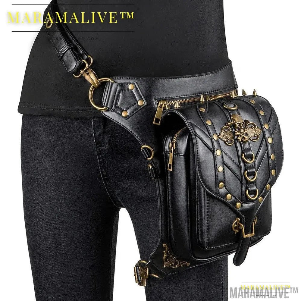 Women's Vegan-Friendly Steampunk Retro One Shoulder Messenger Bag