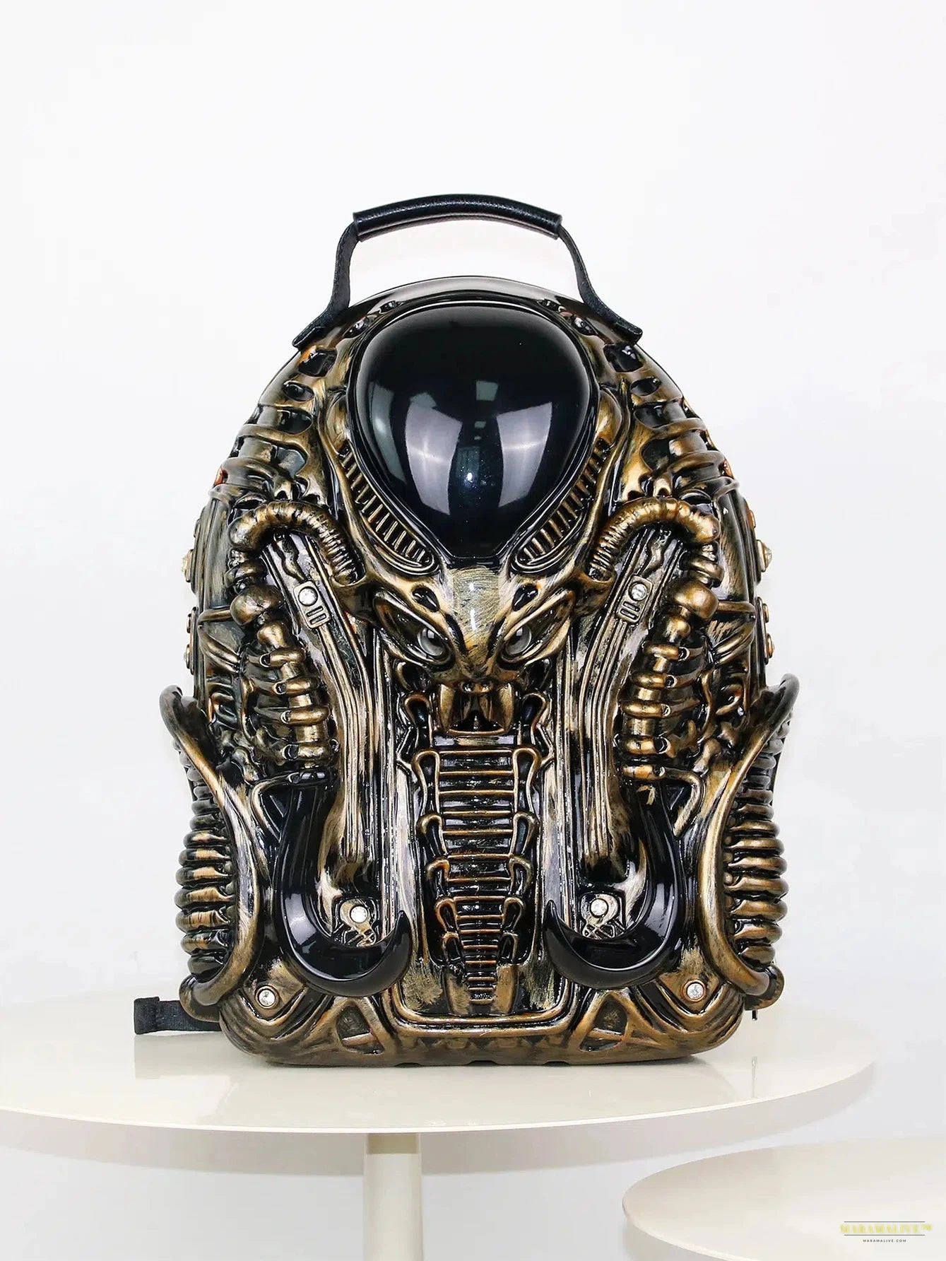 Y2k fashion unique special-shaped motorcycle backpack special-shaped war iron warrior street punk personality creative tide cool