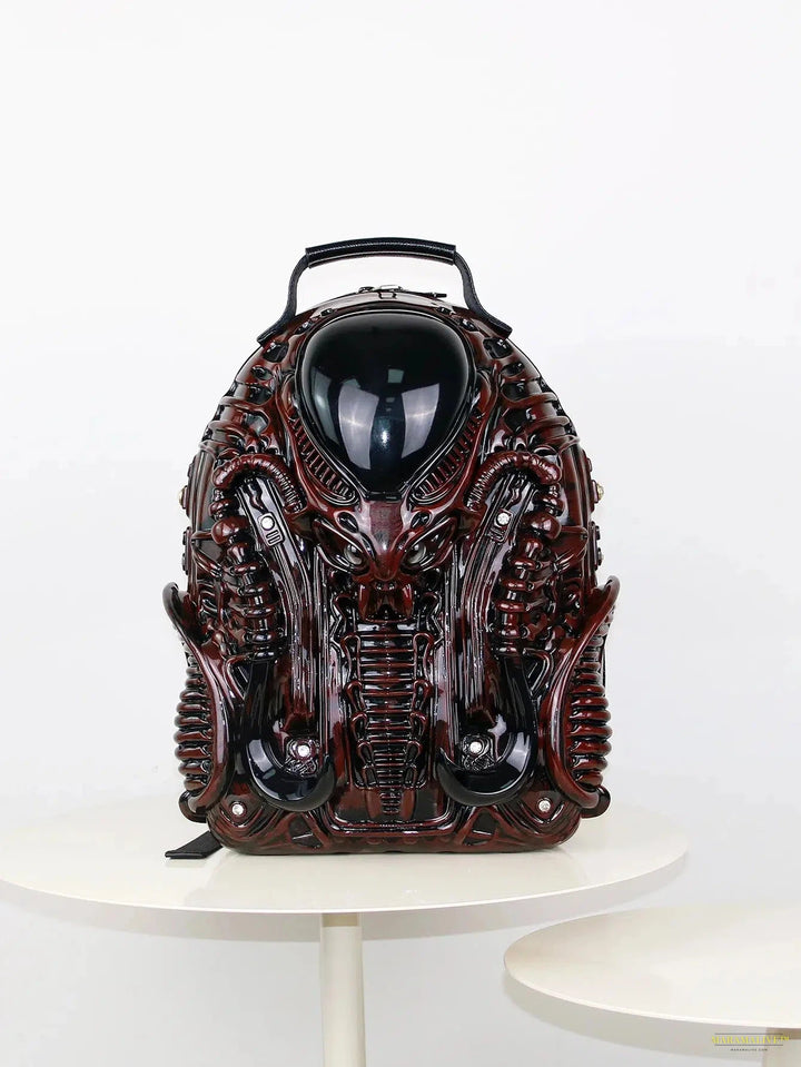 Y2k fashion unique special-shaped motorcycle backpack special-shaped war iron warrior street punk personality creative tide cool