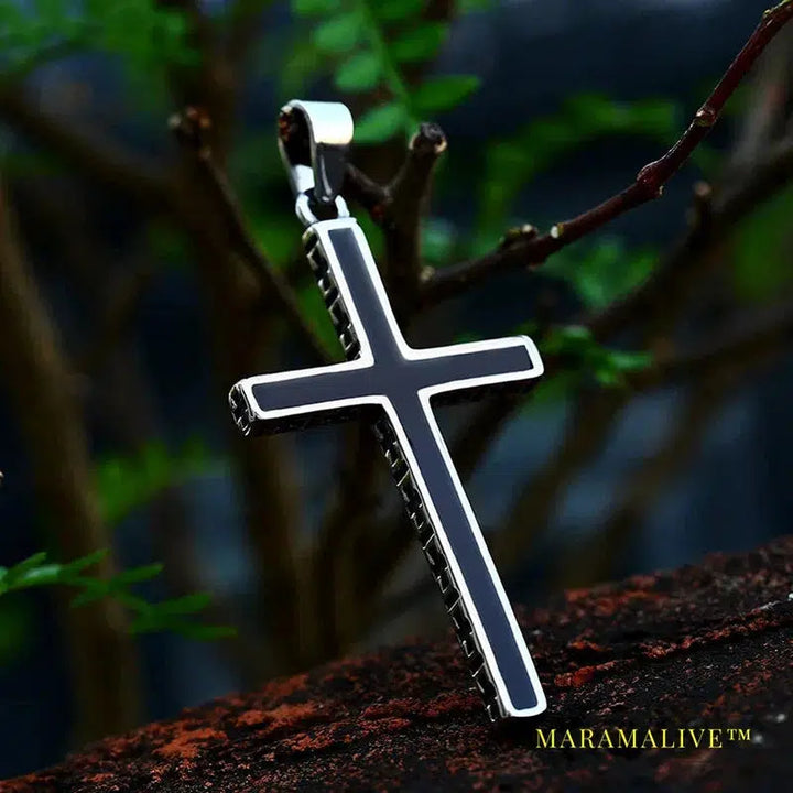 new fashion Gothic Style Cross Pendant For Man And Woman Stainless Steel Personality Charm Jewelry